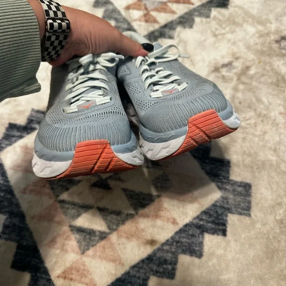 HOKA One One Bondi 7 Women’s Gray Running Shoes size 6.5 D - Picture 3 of 7